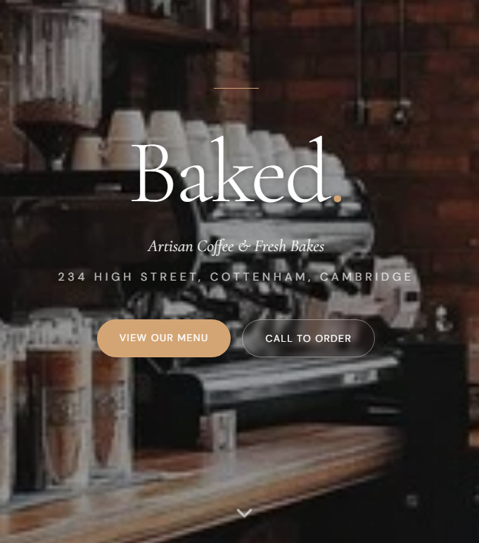 Baked Coffee Shop